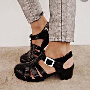 Juju Jelly Heeled Sandals